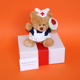 Get well soon teddy bear gift ideas UK delivery, get well gifts for children in hospital, hospital get well nurse gifts