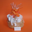 Gift wrapped Dove Beauty pamper basket, pamper gift baskets UK, free gift wrapping, pamper gifts for her, pamper gift baskets for her boxed ready for delivery