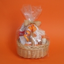 Gift wrapped spa pamper basket, free gift wrapping with luxury hand tied ribbon, spa pamper gift baskets boxed ready for delivery, includes a gift card personalised with your message