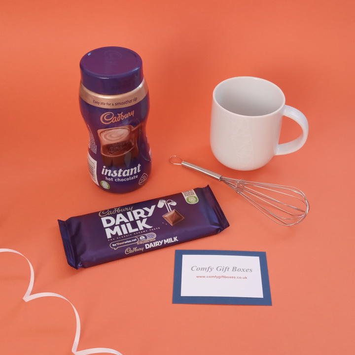 Small Cadbury chocolate thank you gift ideas, Cadbury hot chocolate gift ideas to thank staff