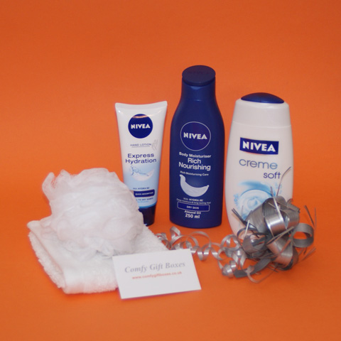Nivea creme pamper gifts for women, Birthday gift ideas for her, Birthday present ideas, gifts for her, care packages for her